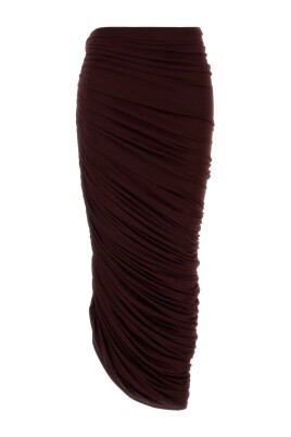 burgundy-stretch-viscose-blend-skirt
