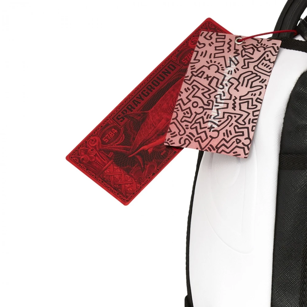 Sprayground Keith Haring Rugzak White Heren