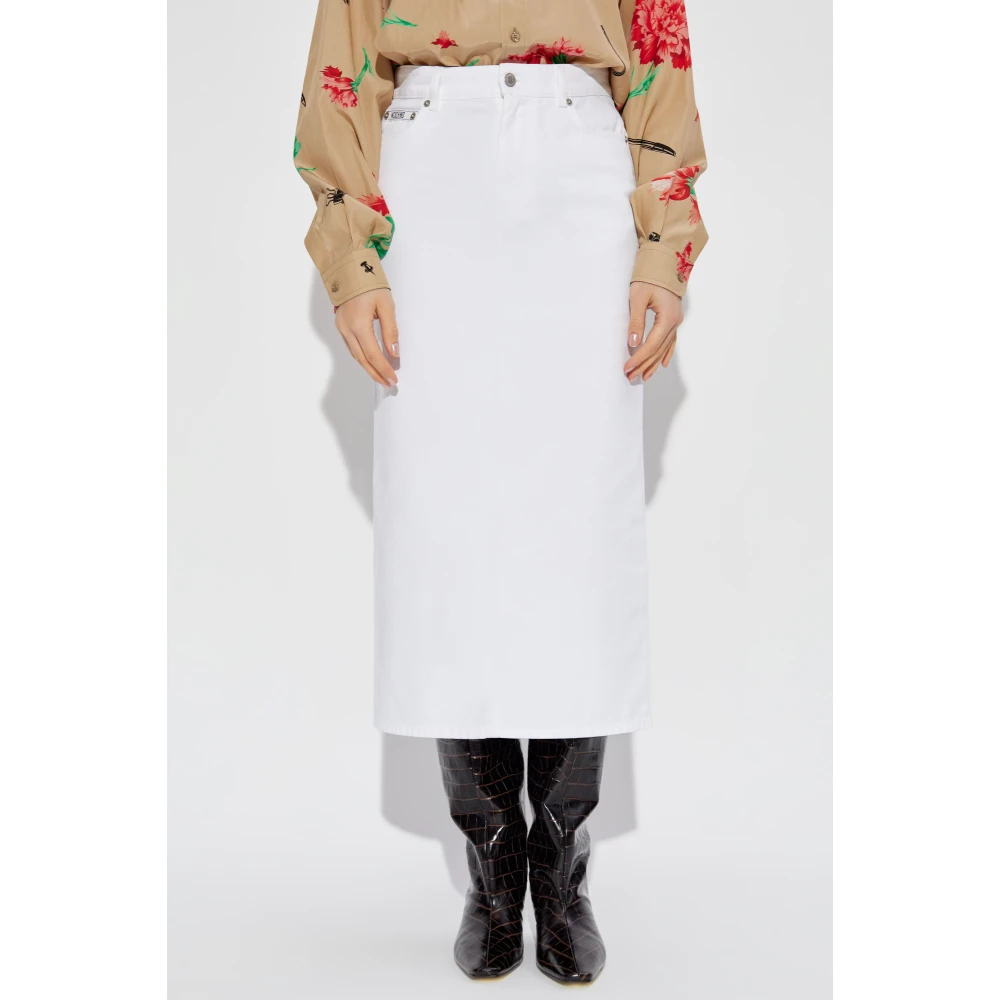 Moschino Denim rok White Dames