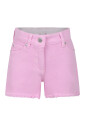 pink-cotton-casual-shorts-with-fringed-hems