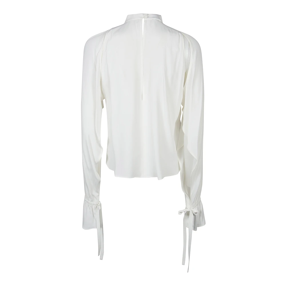 pinko Shirt met uitsnijdingen White Dames