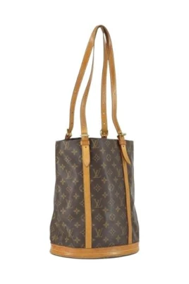 Pre-owned Canvas Bucket Bag
