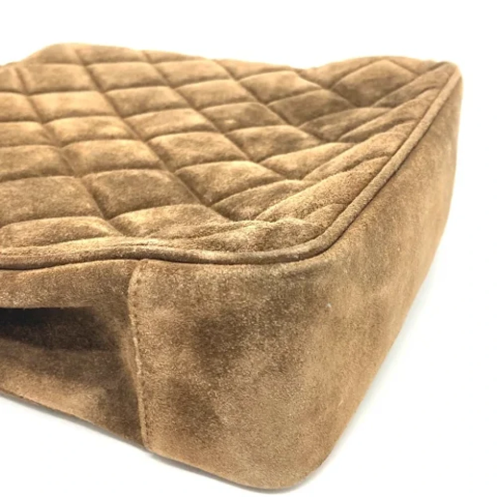 Chanel Vintage Pre-owned Fabric chanel-bags Brown Dames