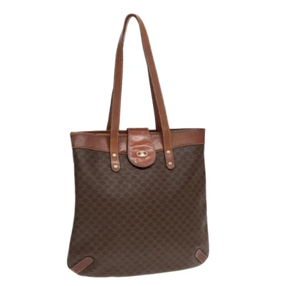 Celine Vintage Pre-owned Leather totes Brown Dames
