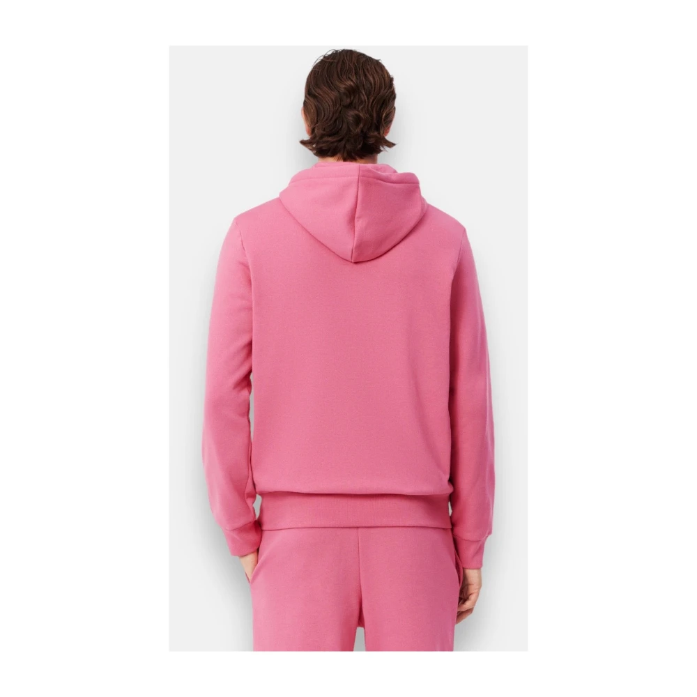 Lacoste Roze Zip-Up Hoodie Moderne Stijl Pink Heren