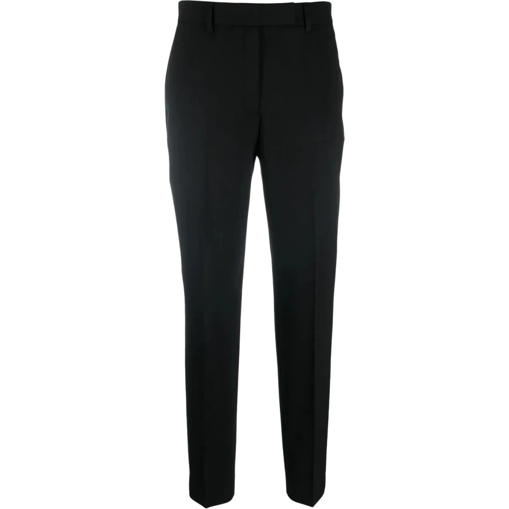 Calvin Klein Zwarte Formele Wollen Broek Black Dames