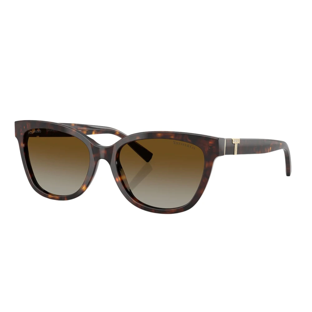 Tiffany Unisex Brown Sunglasses, 55 Mm, Cat Eye Sunglasses