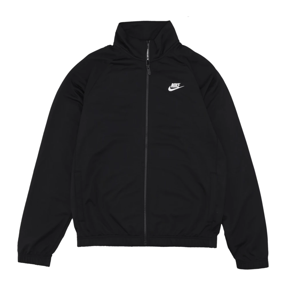 Nike Men's Black/White Sportswear Club Tracksuit