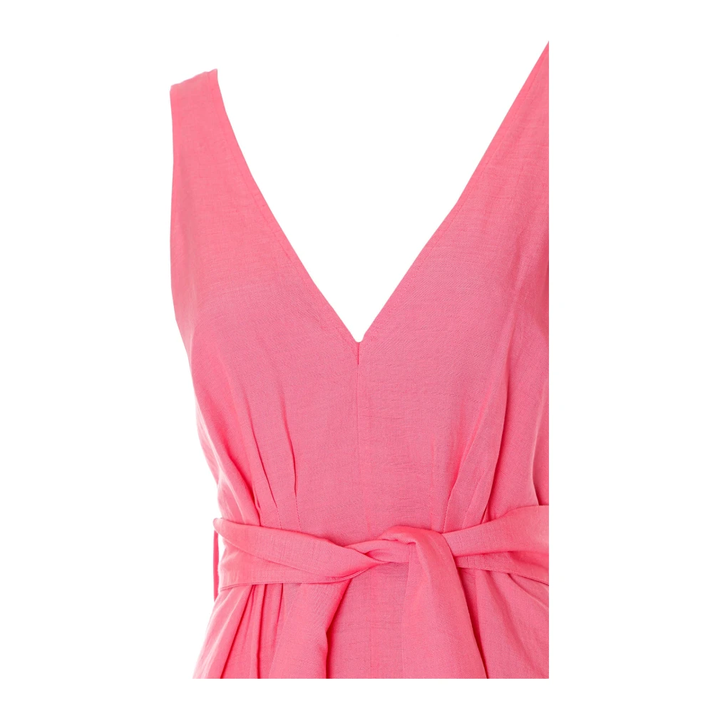 closed Midi Dresses Pink Dames