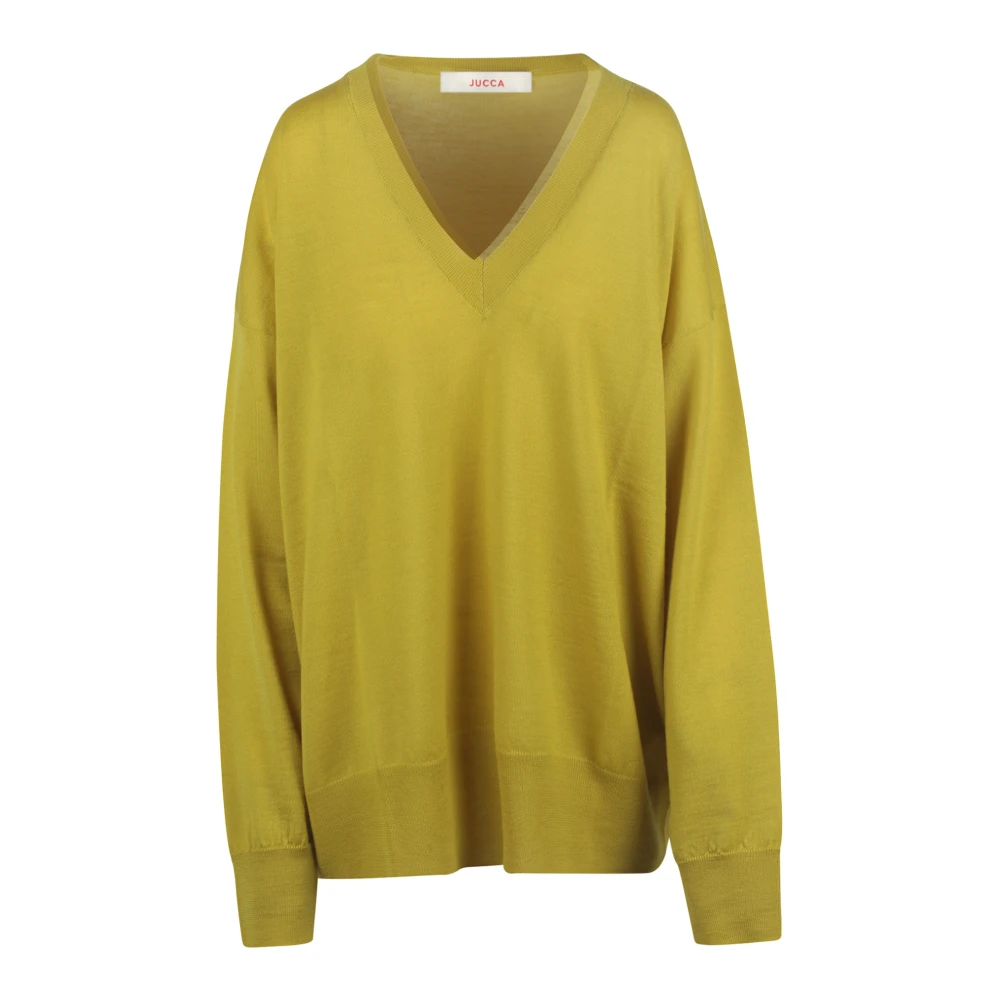 Jucca Stijlvolle Gebreide Top Yellow Dames