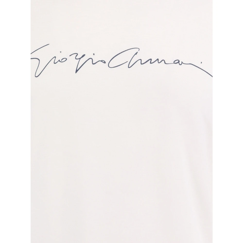 Giorgio Eco-Viscose Crew-Neck T-Shirt White Heren