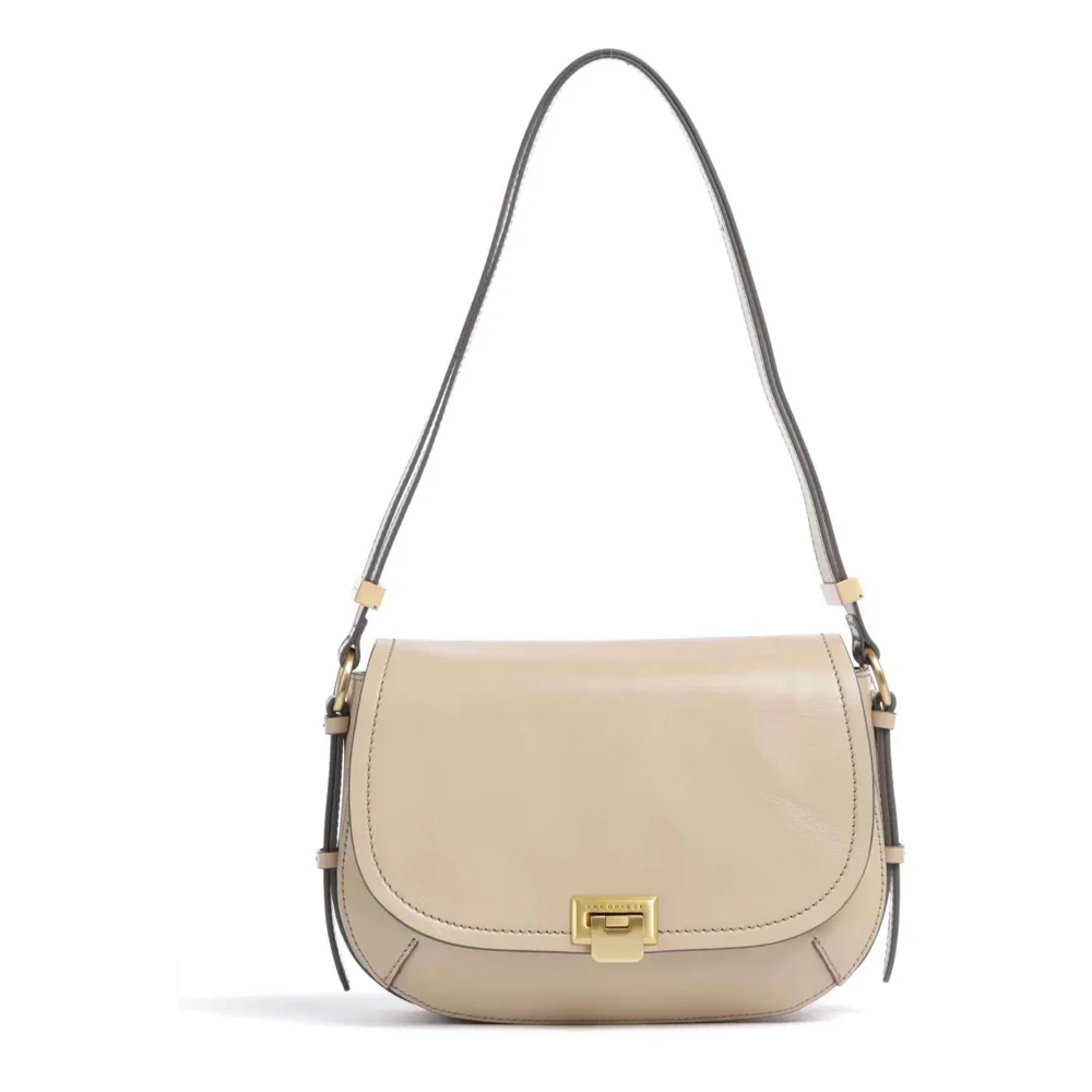 The Bridge Snygg Crossbody Väska Beige, Dam