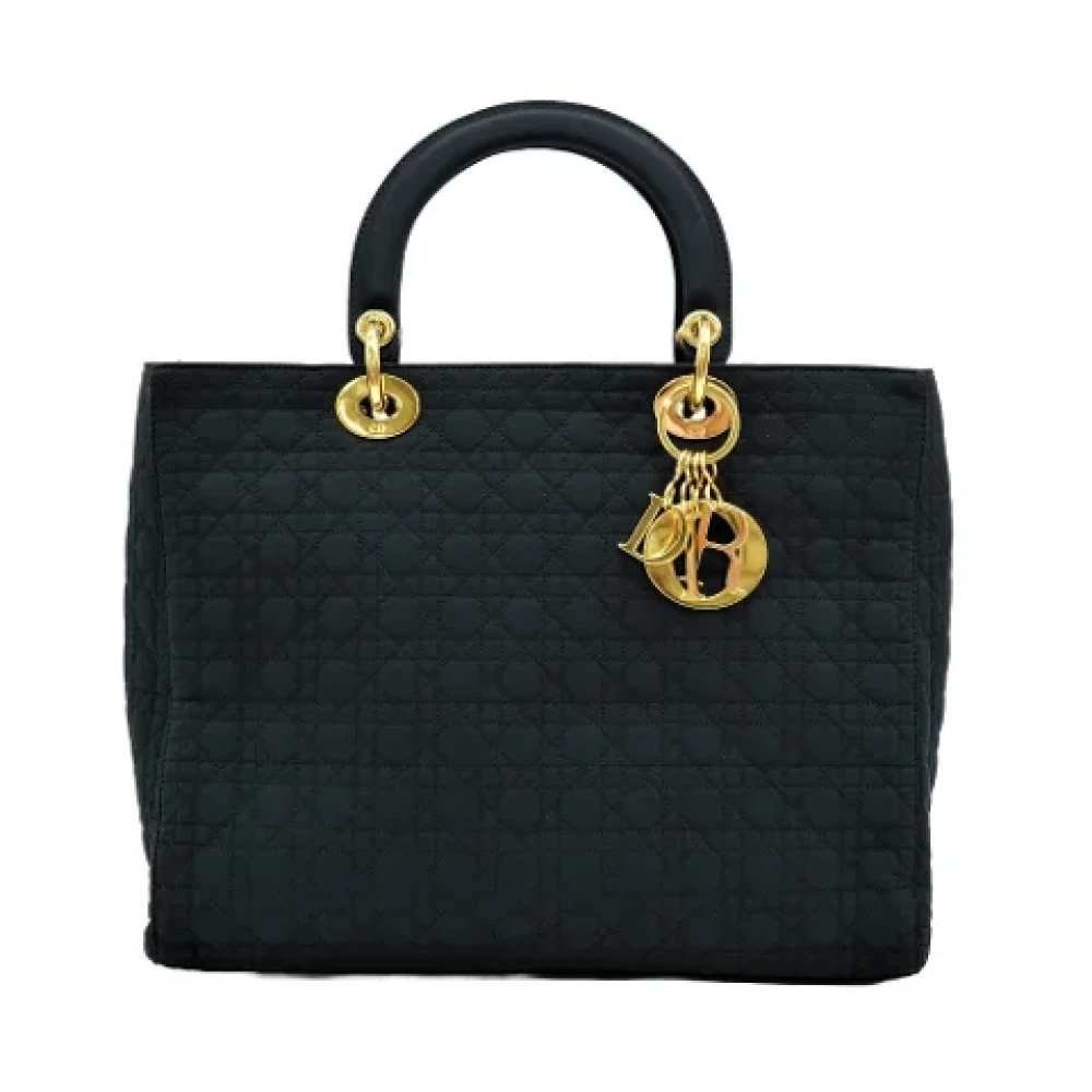 Dior Vintage Pre-owned Fabric dior-bags Black Dames