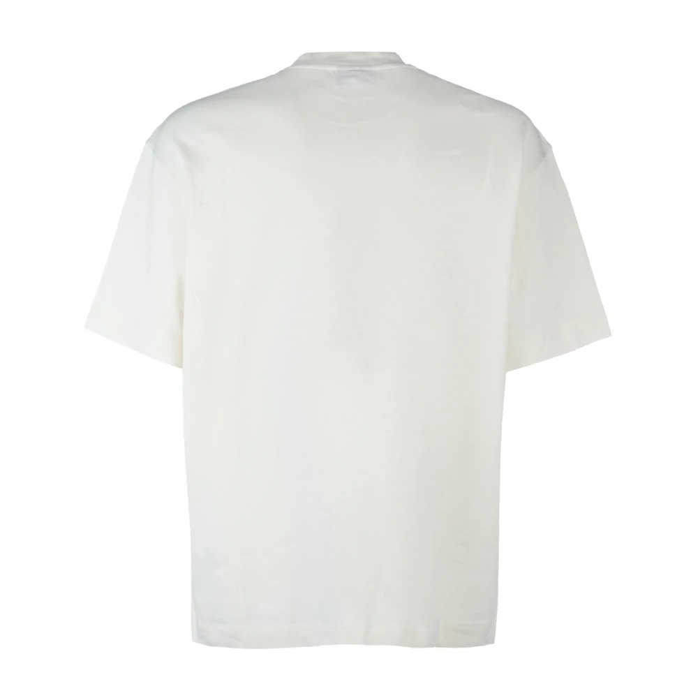 Emporio Armani Casual Katoenen T-Shirt White Heren