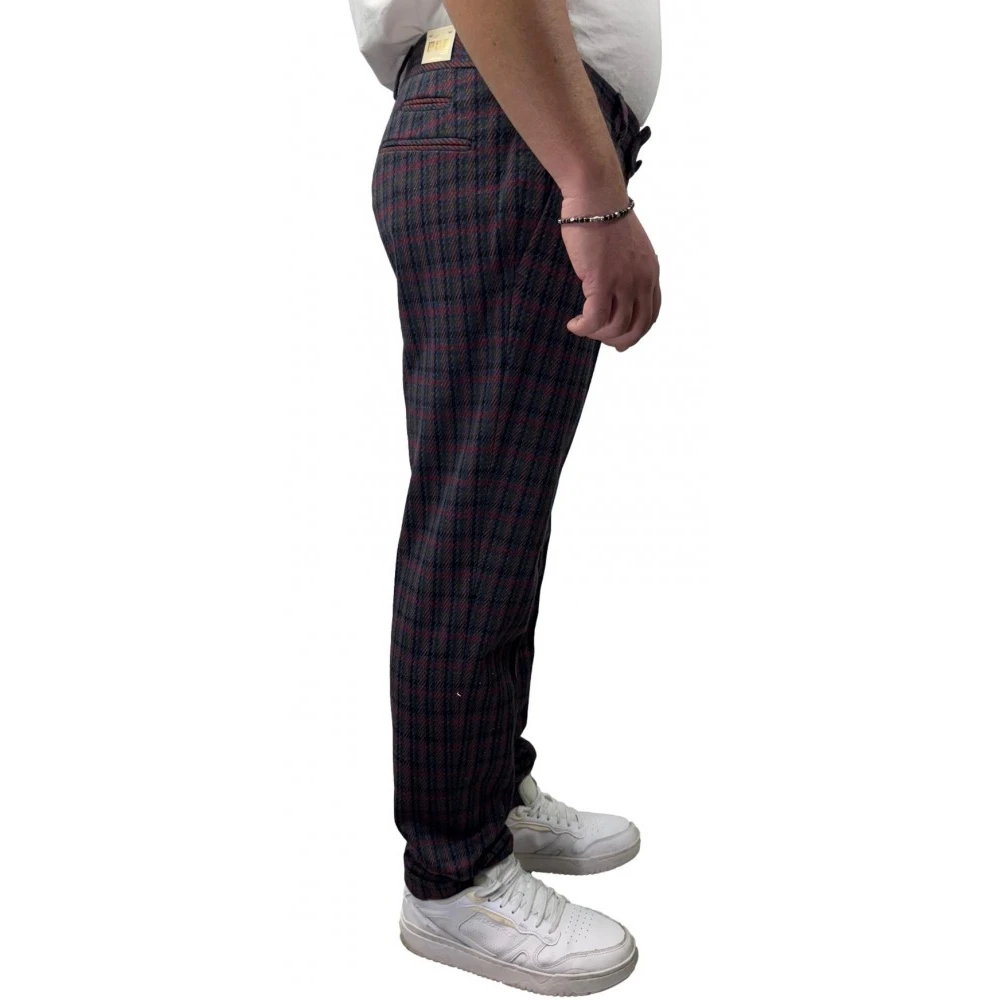 Briglia Klassieke katoenwolmix broek Multicolor Heren