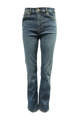 High Straight Long Jeans
