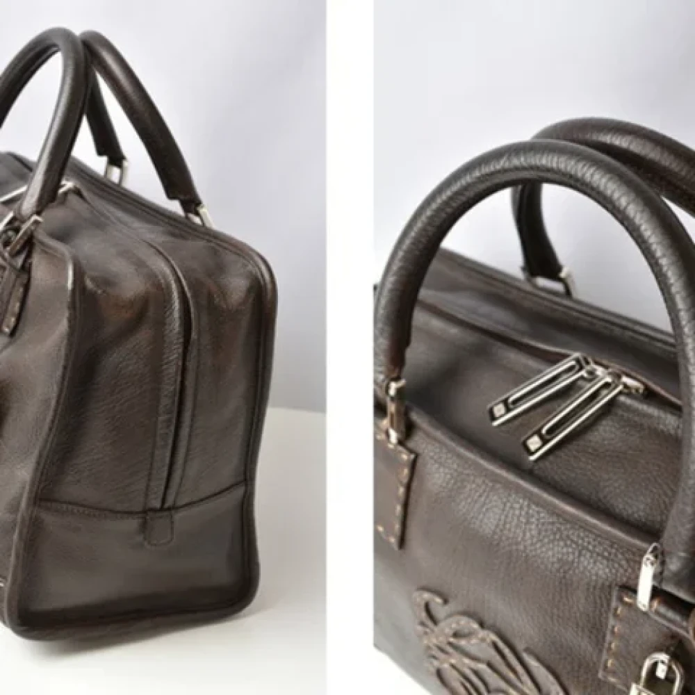 Loewe Pre-owned Fabric totes Brown Dames