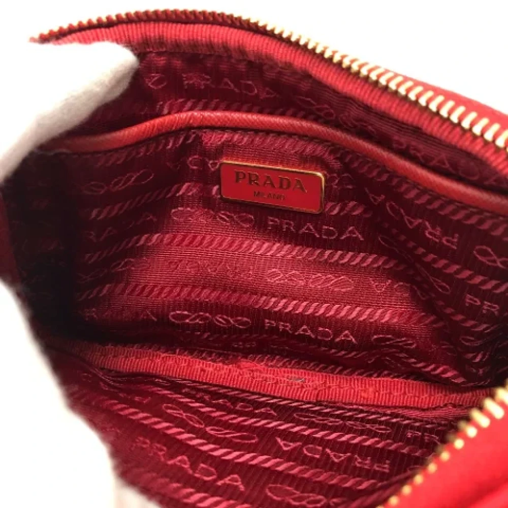 Prada Vintage Pre-owned Fabric prada-bags Red Dames