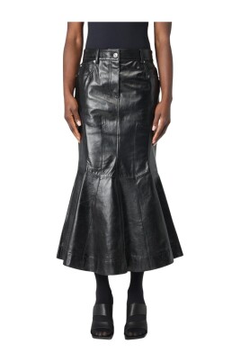 jupe-midi-sirene-en-cuir