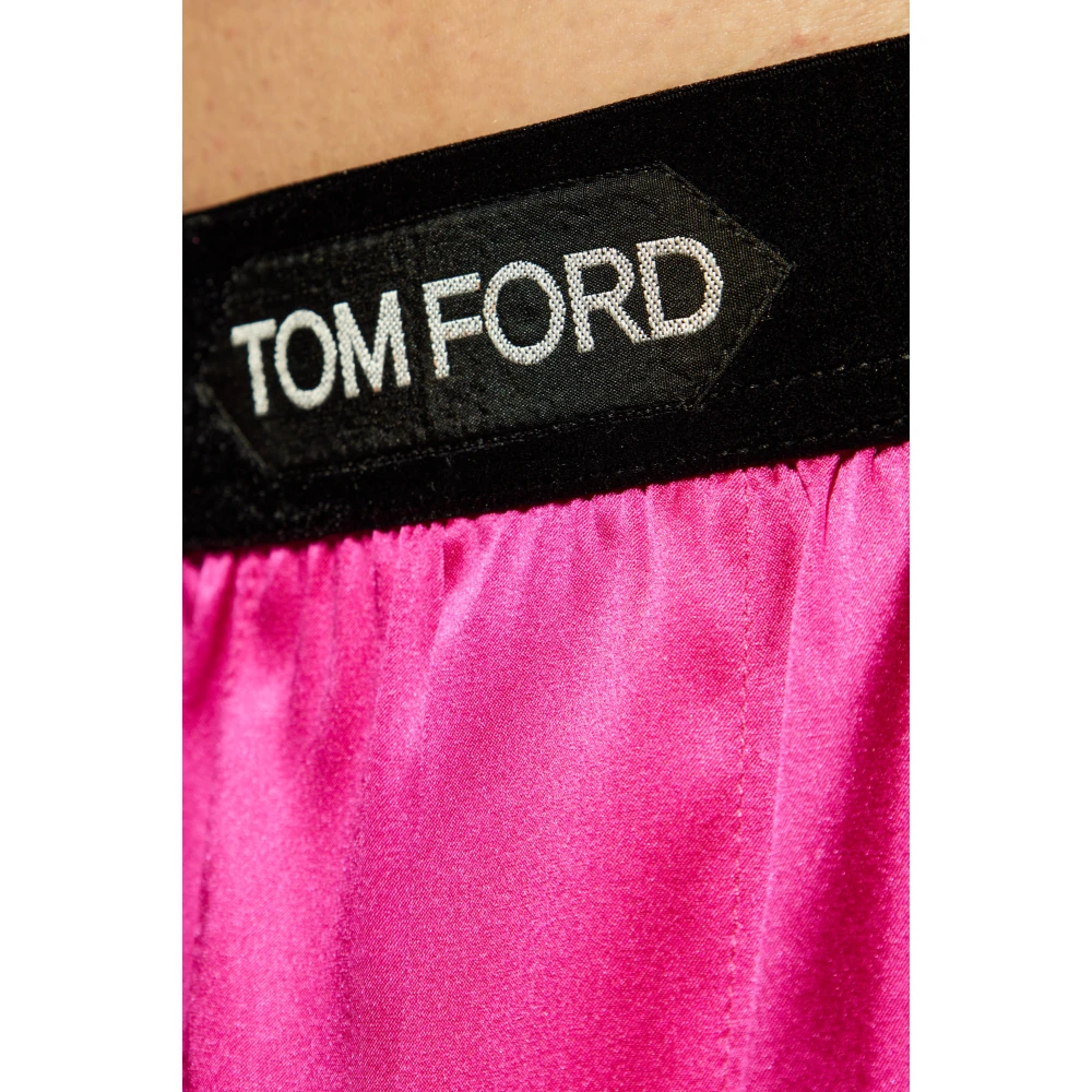 Tom Ford Boxershorts met logo Pink Heren