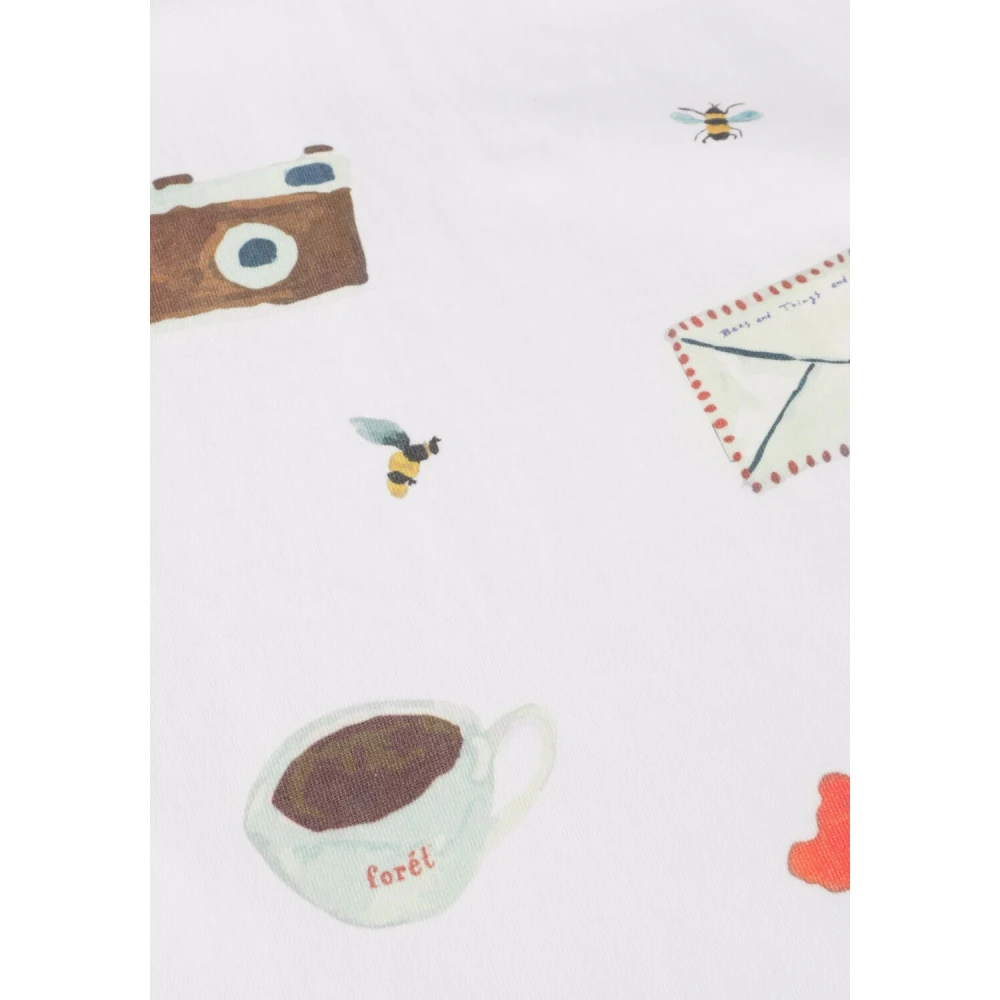 Forét Heren Polo & T-shirt Things T-shirt White Heren