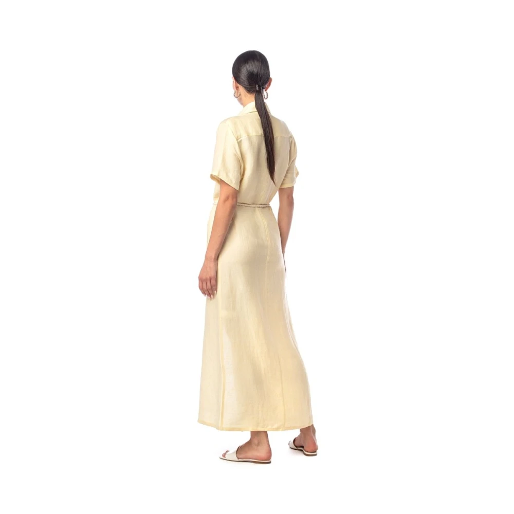 MVP wardrobe Antibes Dress Yellow Dames