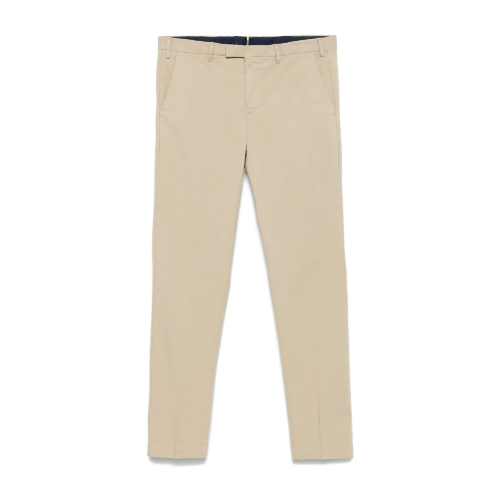 PT Torino Beige Maatwerk Broek met Stijlvol Ontwerp Beige Heren