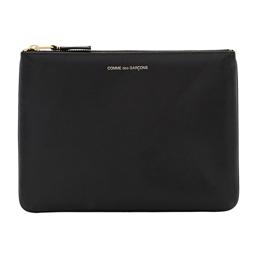Comme Des Garçons Play Unisex Black Zip Wallet