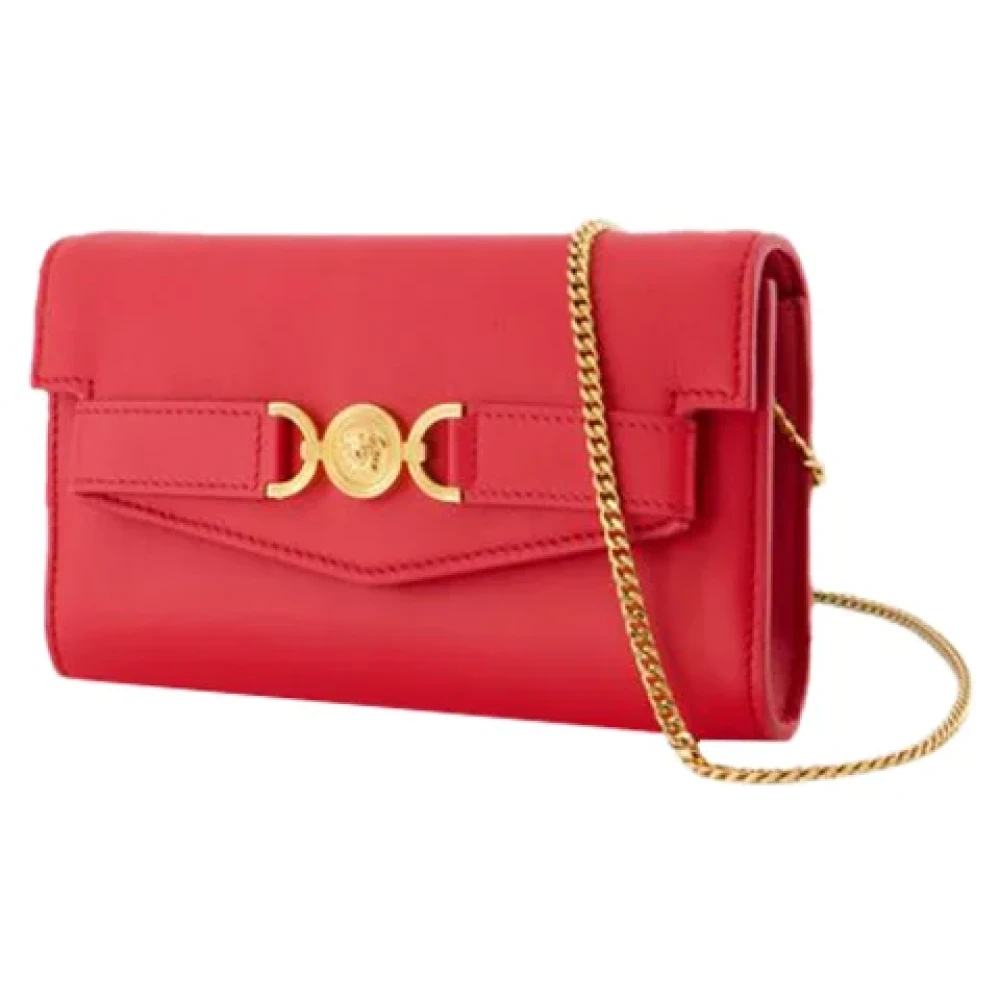 Versace Leather shoulder-bags Red Dames