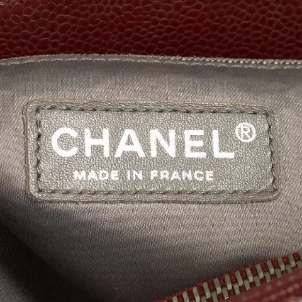 Chanel Vintage Pre-owned Leather chanel-bags Red Dames