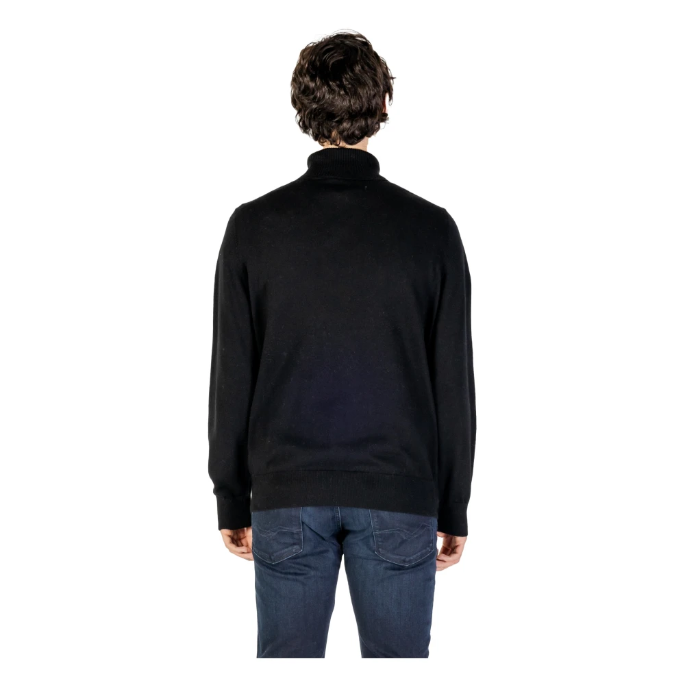 Hugo Boss Mannen Trui Herfst Winter Collectie Black Heren