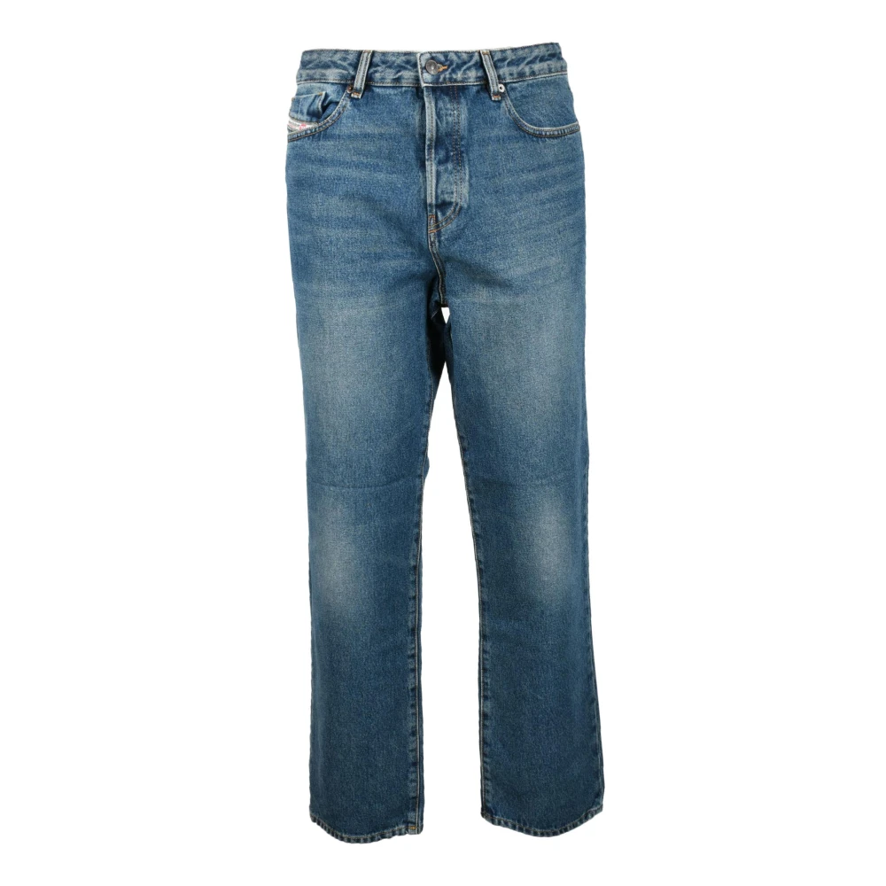 Diesel Katoen Denim Jeans Blue Heren