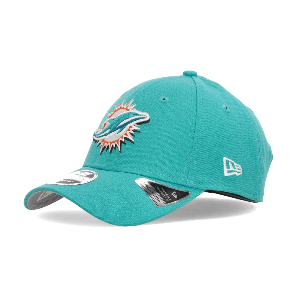 New era Miami Dolphins NFL Draft Curvy Visor Hat Blue Unisex