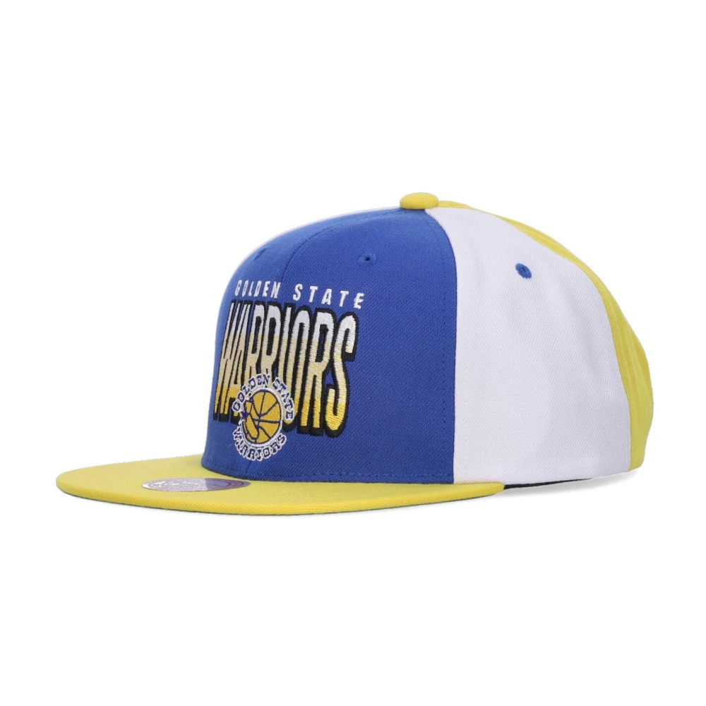Mitchell & Ness NBA Snapback Pet Blauw Geel Multicolor Heren