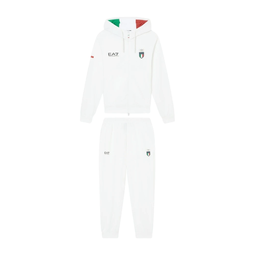 Emporio Armani Ea7 Herren Weiß Sport, Sgröße: