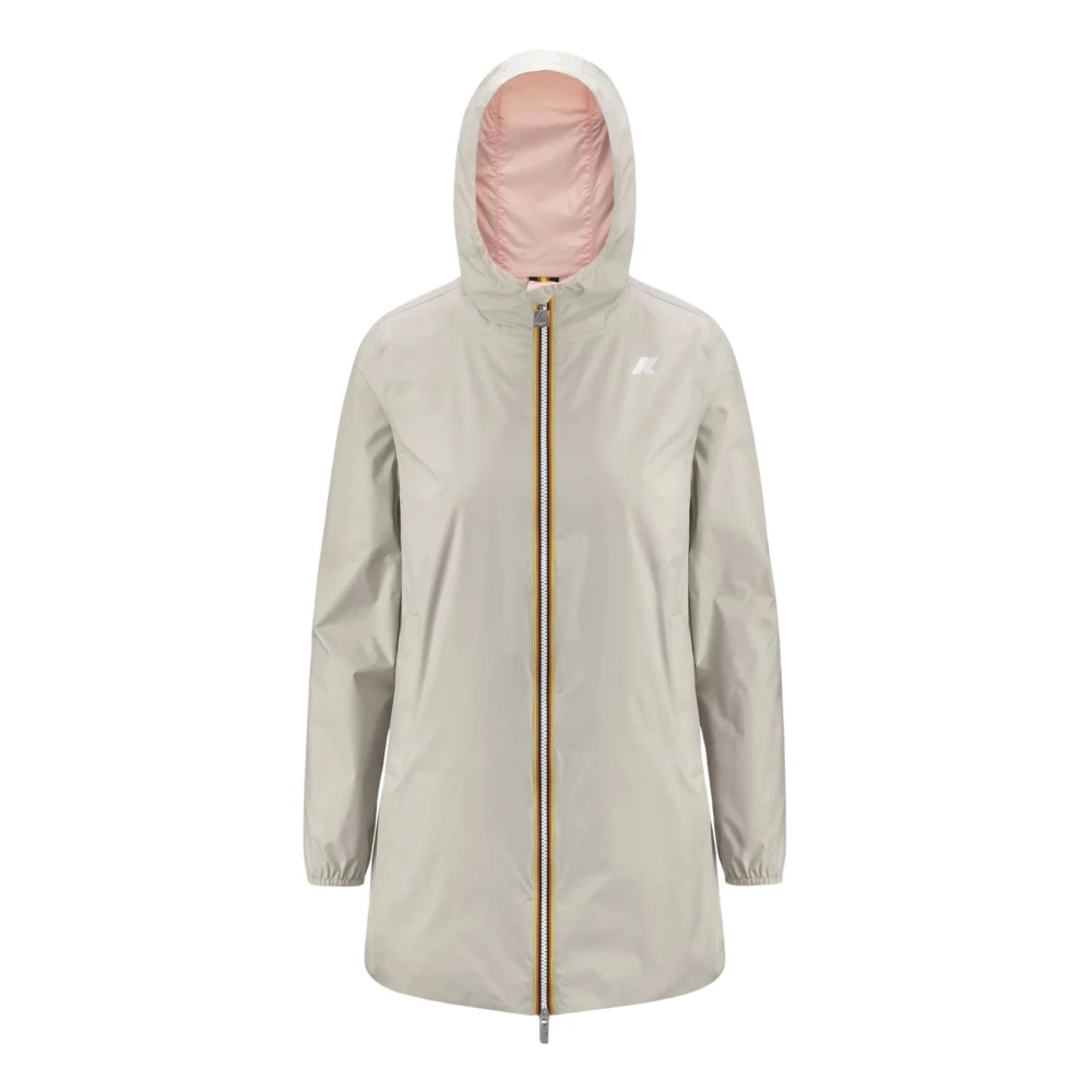 K-way Lichtgewicht Opvouwbare Regenjas Pink Dames