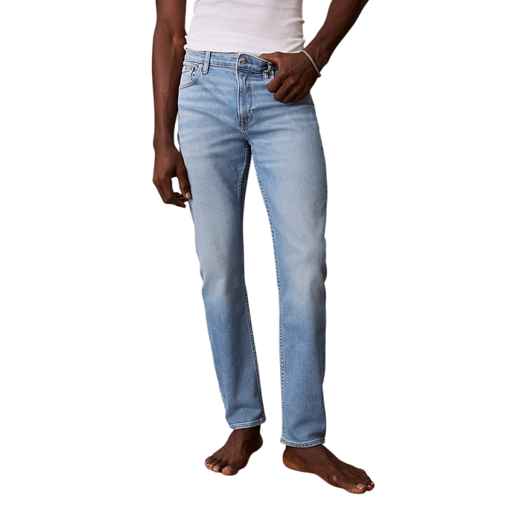 Calvin Klein Men's Blue Slim Tapered Jeans - Slim Fit Jeans - W29 - Jeans