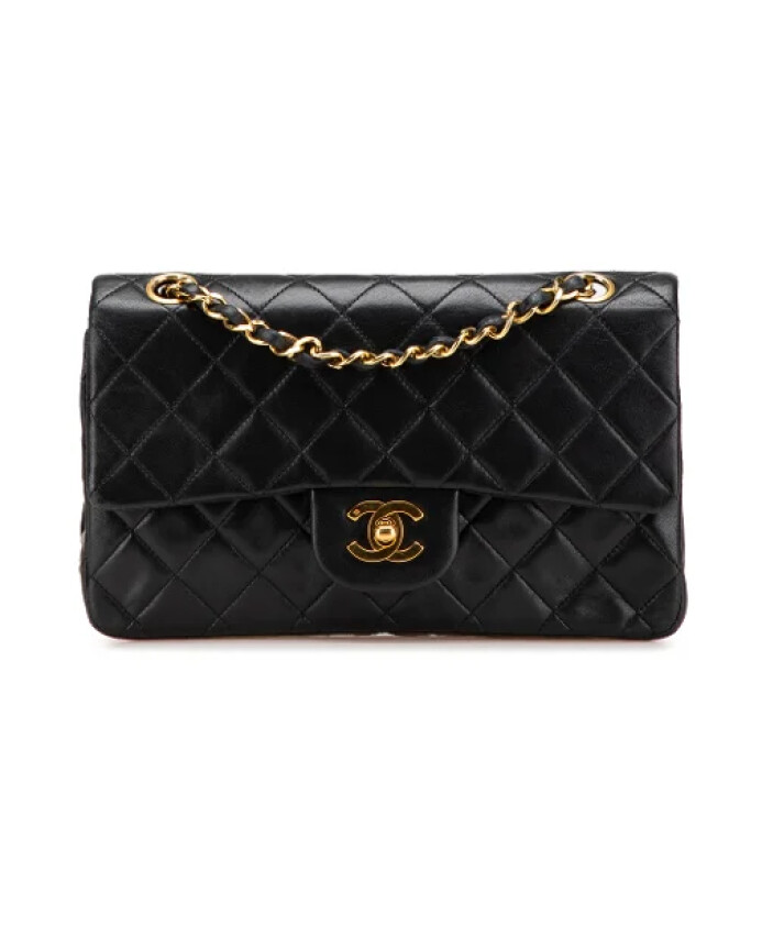 pre-owned-cuir-sacs-chanel
