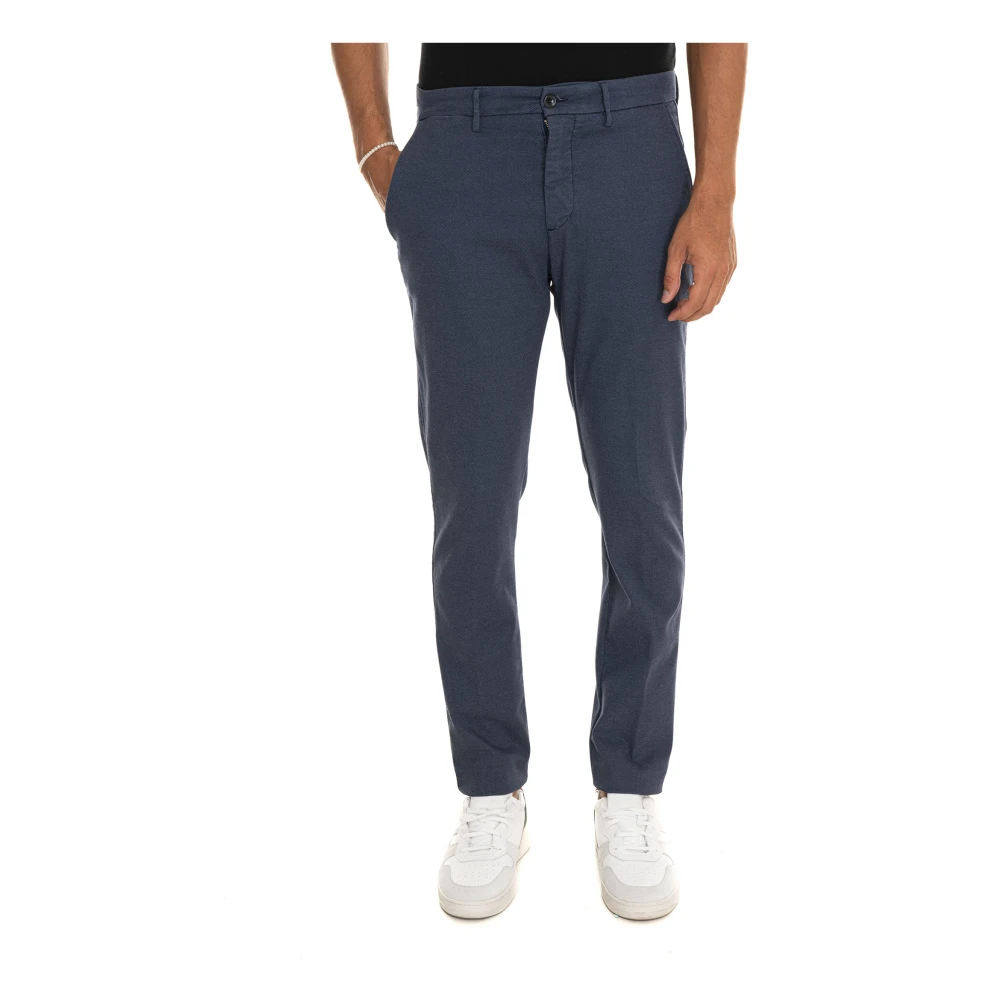 Harmont & Blaine Slim Fit Casual Broek Blue Heren