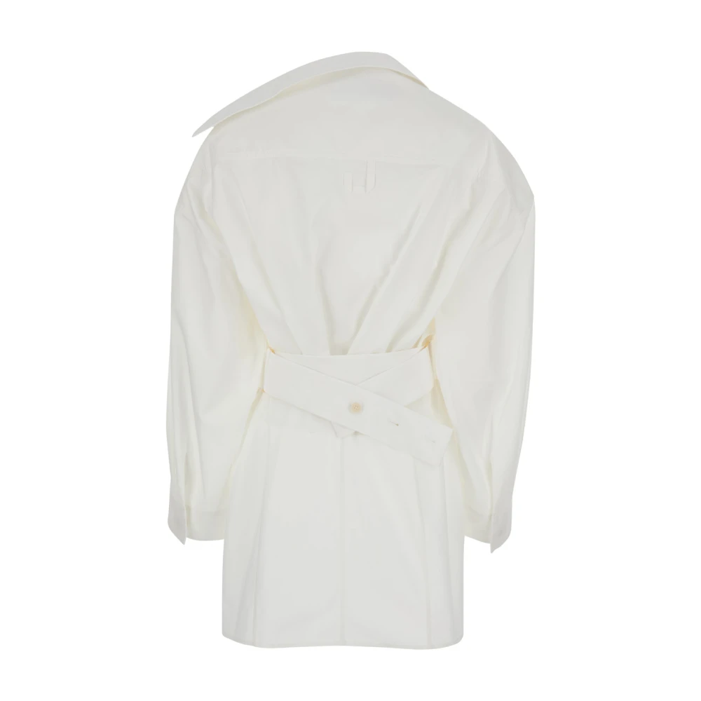 Jacquemus Shirt Dresses White Dames