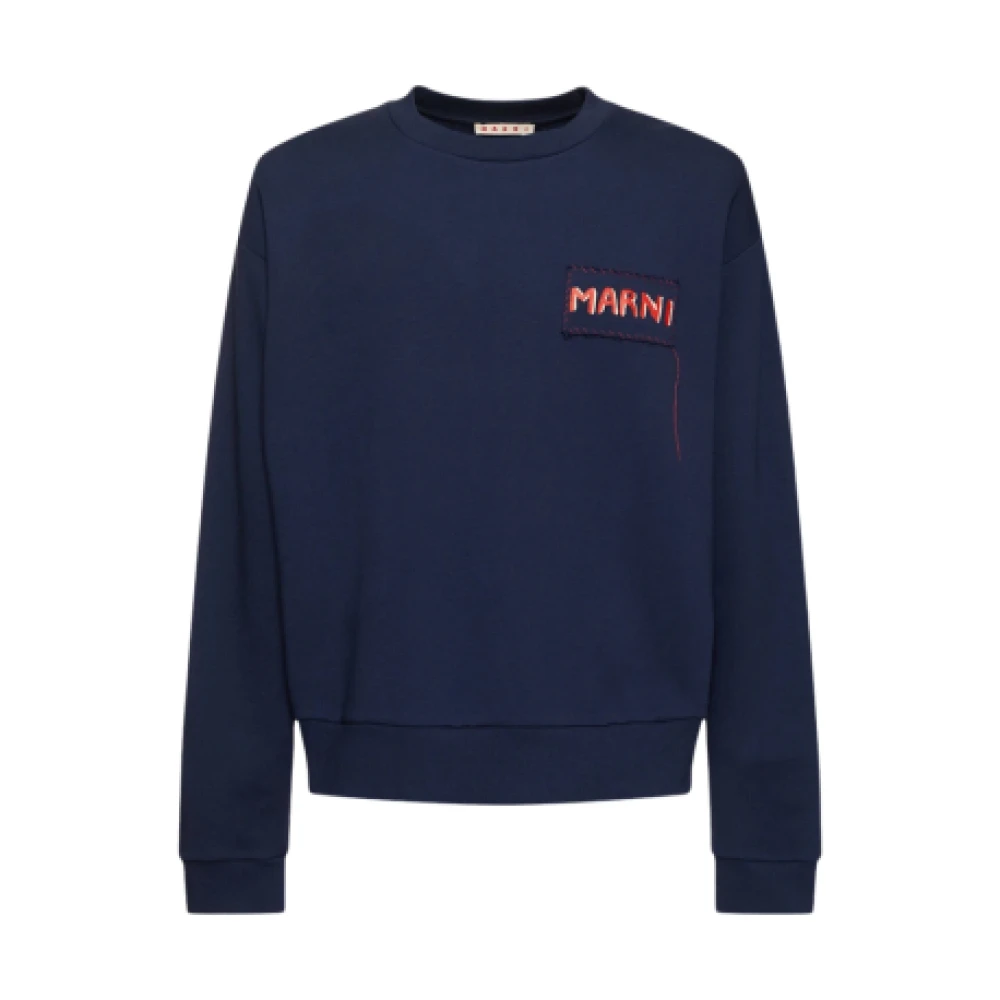 Marni Uomo Blu Felpe, Xl, New,