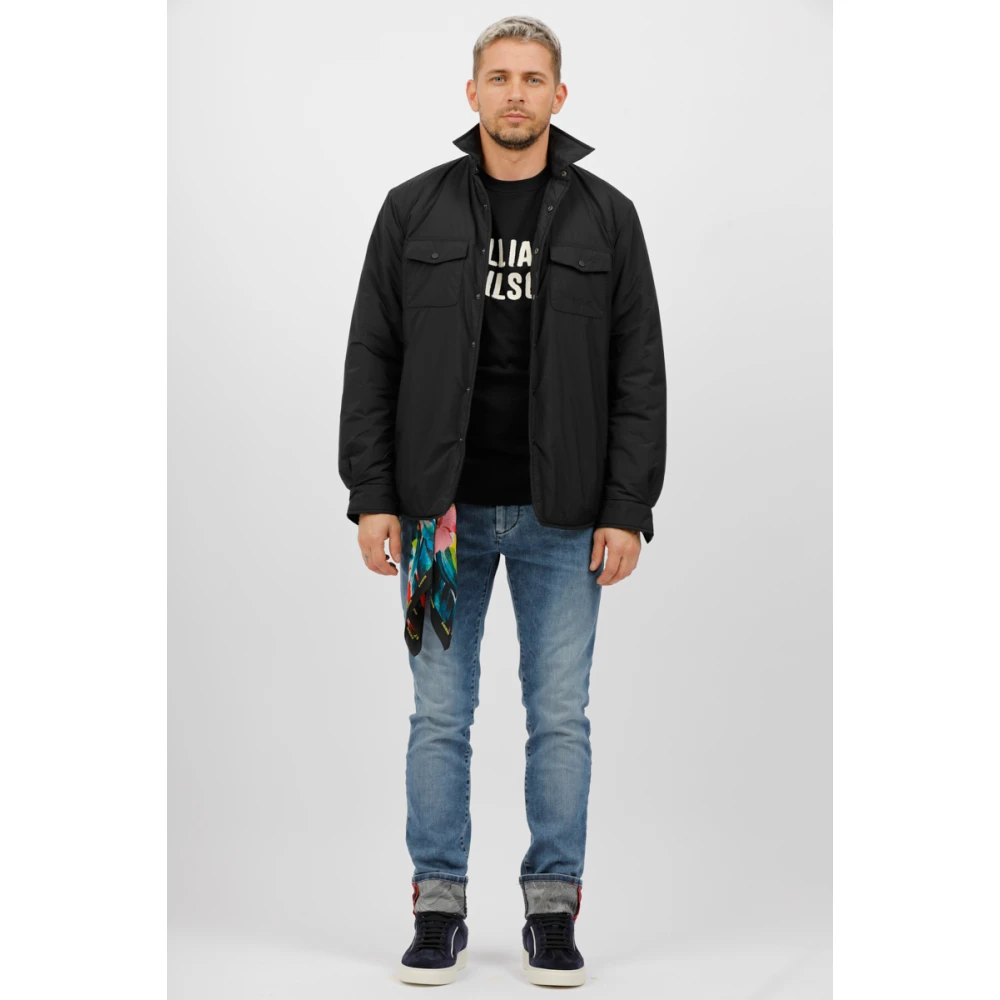 MC2 Saint Barth Lichte Nylon Chalet Jas Black Heren