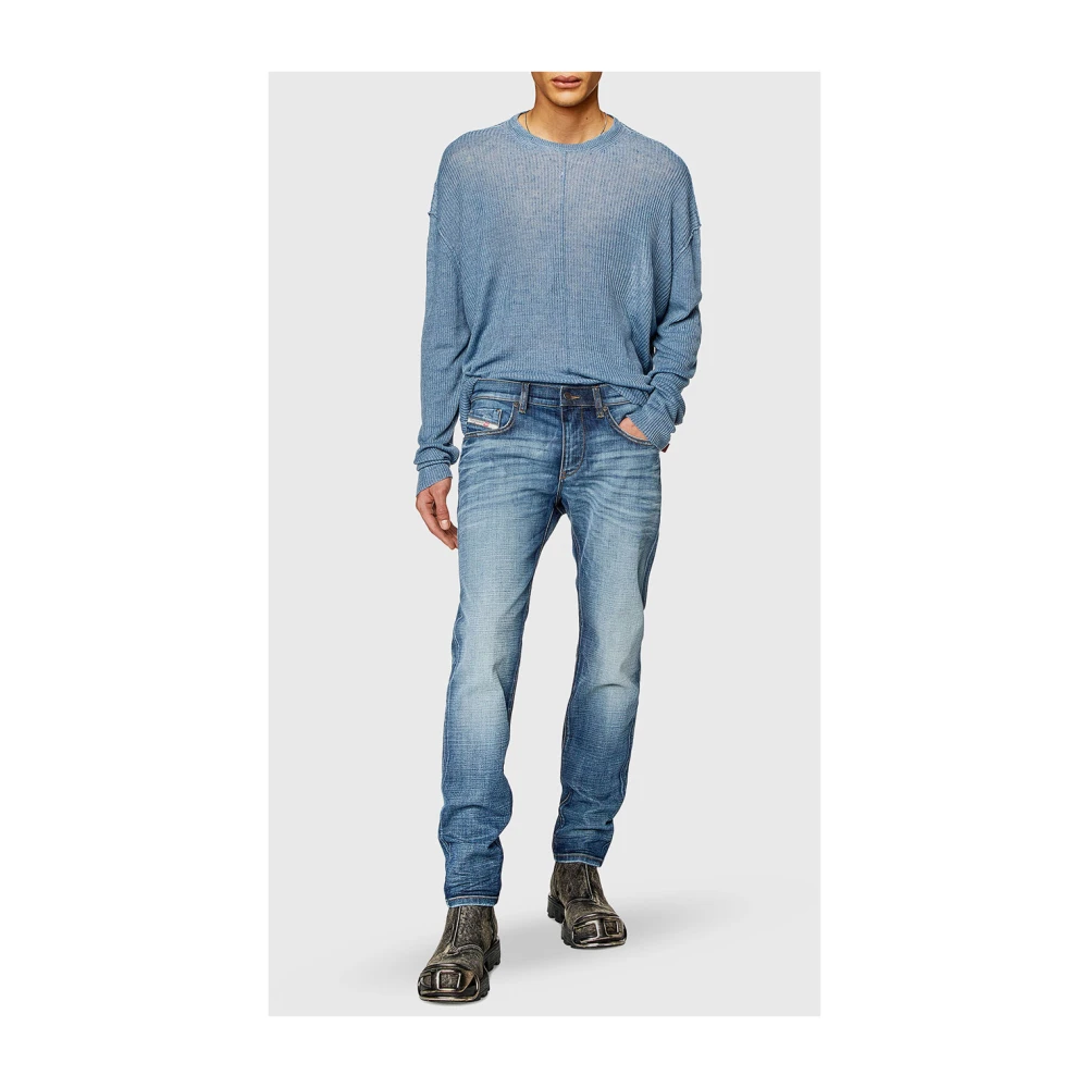 Diesel Slim Denim Jeans voor Mannen Blue Heren
