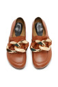 casual-orange-leather-loafers
