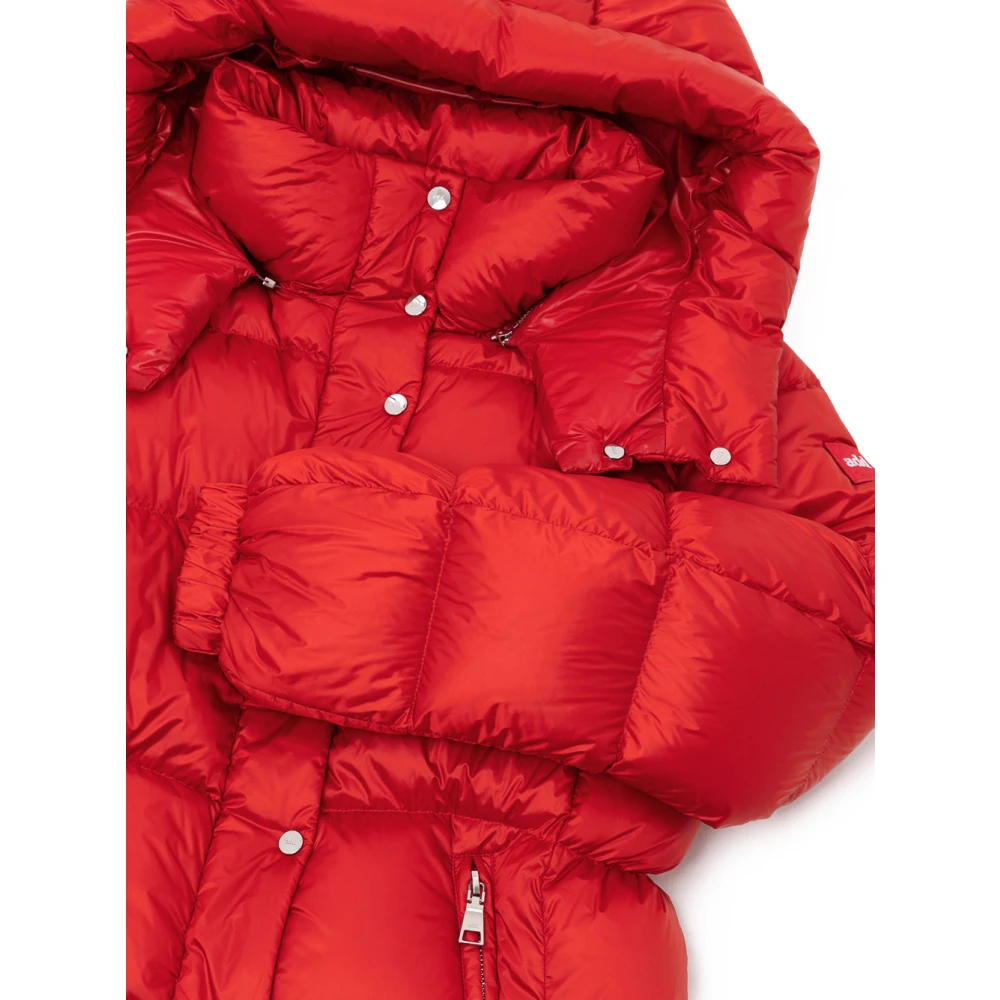add Pufferjas met afneembare capuchon Red Dames