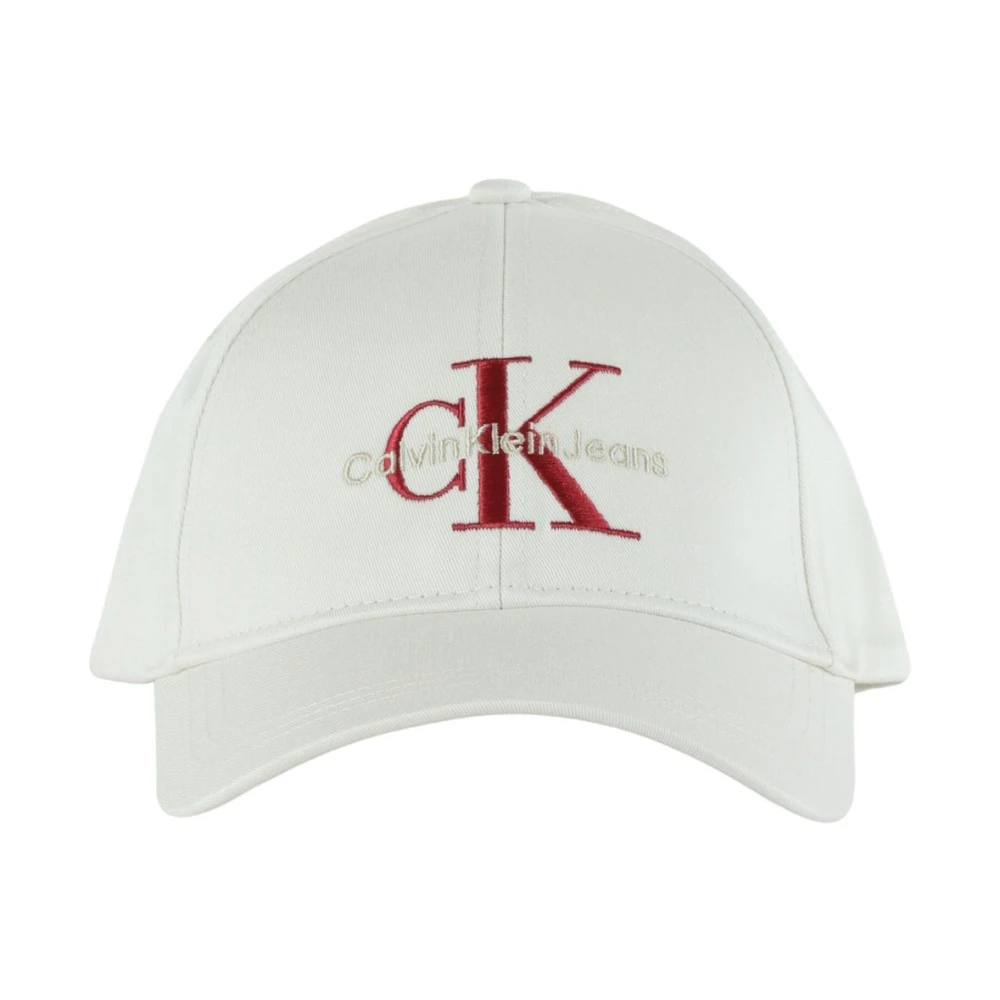 Calvin Klein Jeans Baseball Cap Klassieke Stijl Zwart Beige Heren