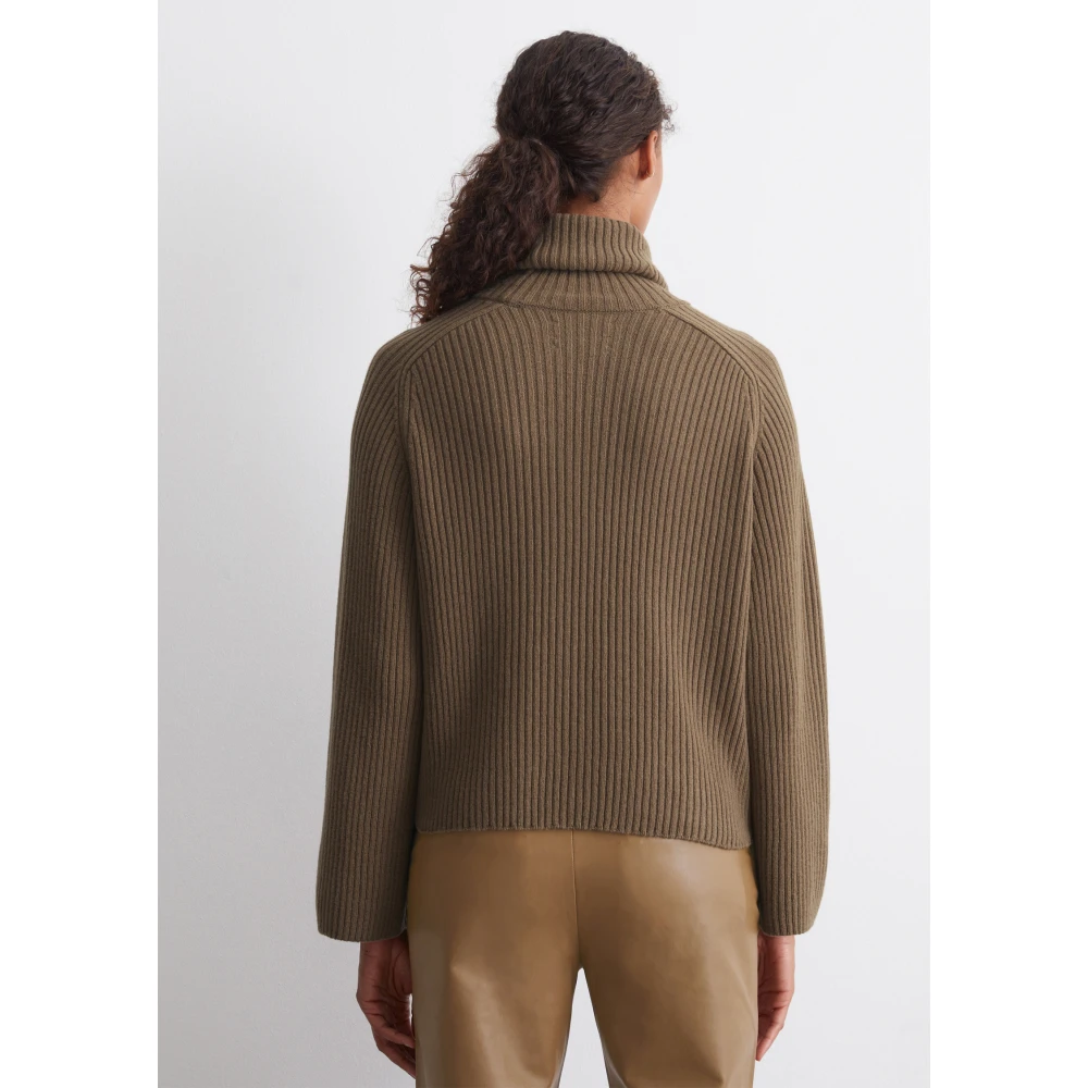 Marc O'Polo Geribbelde coltrui los Gray Dames
