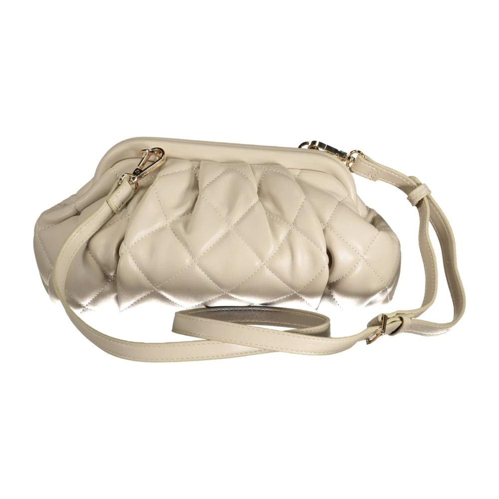 Valentino by Mario Valentino Beige Schoudertas met Contrastdetails Beige Dames