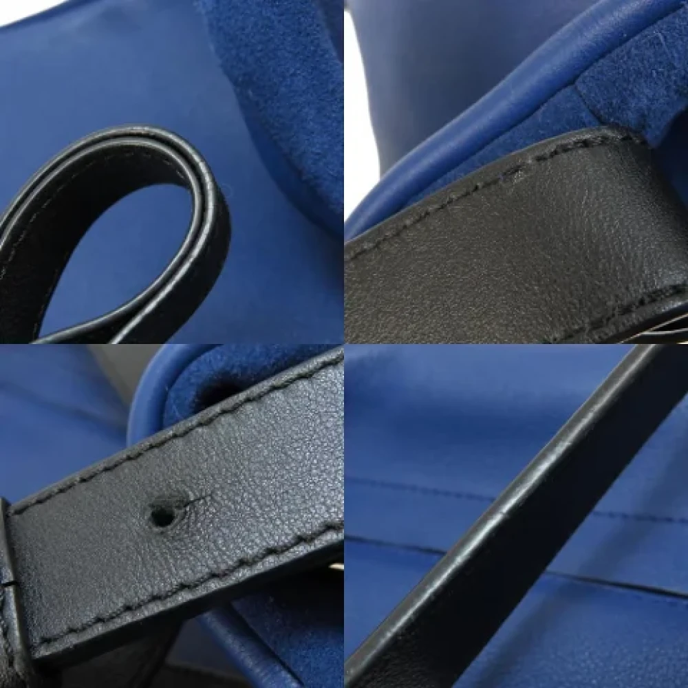 Loewe Pre-owned Leather shoulder-bags Blue Dames