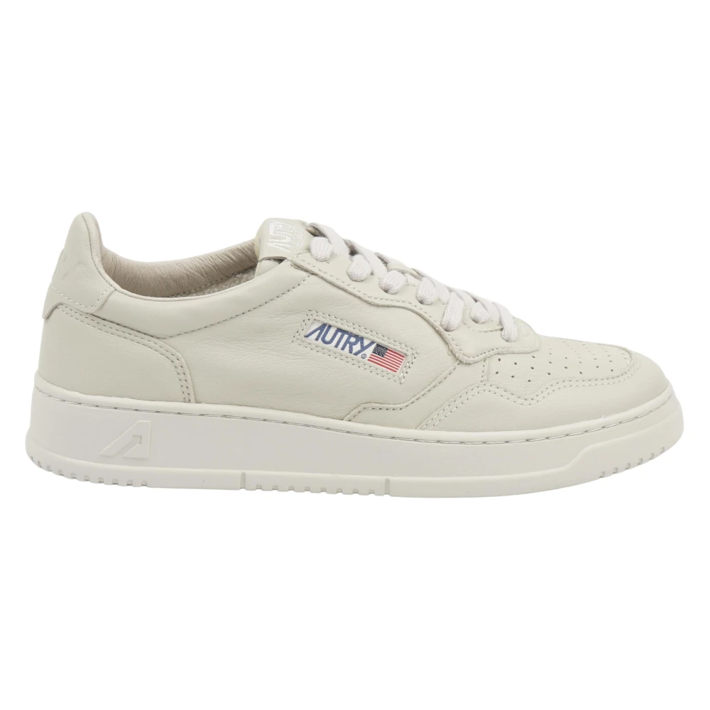 Autry Medalist Low Sneakers Heren Schoenen Beige